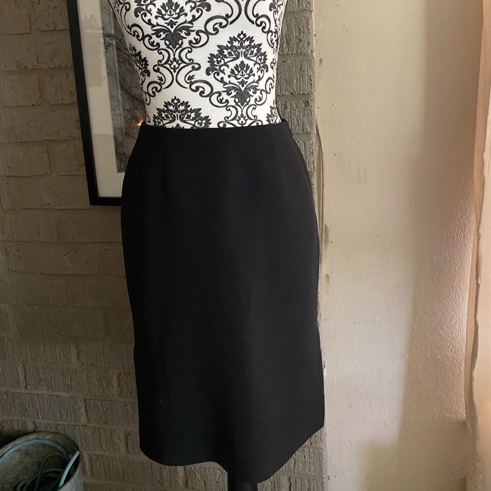 Guess, black pencil skirt